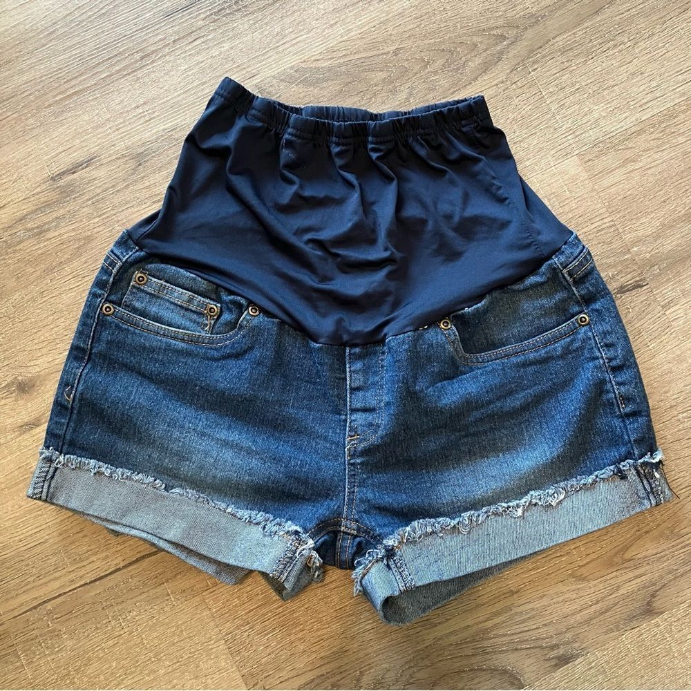 Times Maternity Jean Shorts S EUC